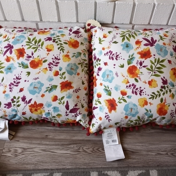 The Pioneer Woman Harvest Sweet as Pie Decorative Throw Pillow 18x18 Set of 2 - Picture 2 of 2